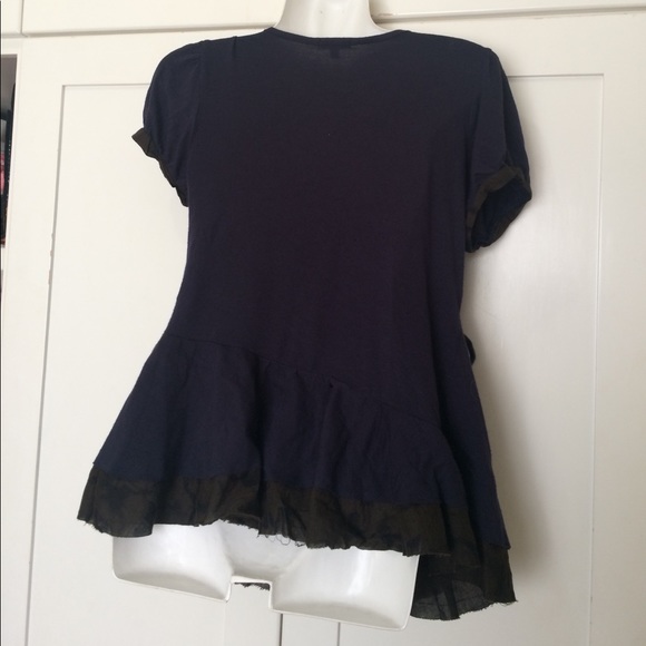 🥰🥰 {Anthro} Left of Center Peplum Top - Picture 6 of 8